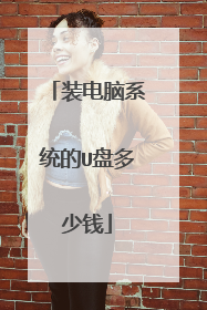 装电脑系统的U盘多少钱