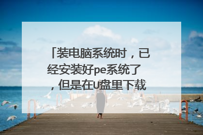 装电脑系统时,已经安装好pe系统了,但是在U盘里下载的系统文件找不到了,是什么原因啊
