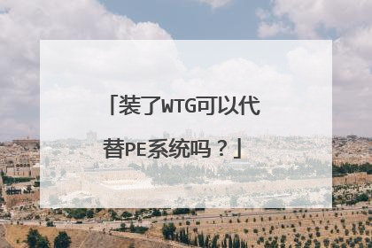 装了WTG可以代替PE系统吗？