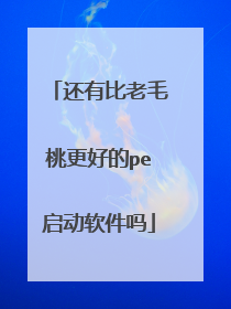 还有比老毛桃更好的pe启动软件吗