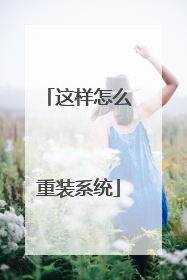 这样怎么重装系统
