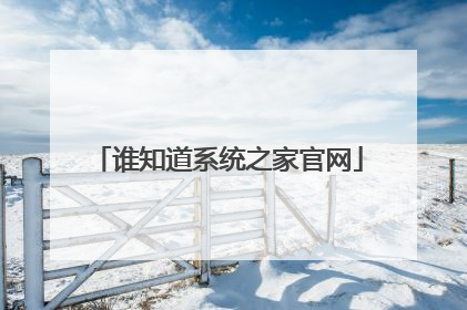 谁知道系统之家官网
