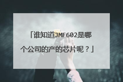 谁知道JMF602是哪个公司的产的芯片呢?