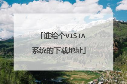 谁给个VISTA系统的下载地址