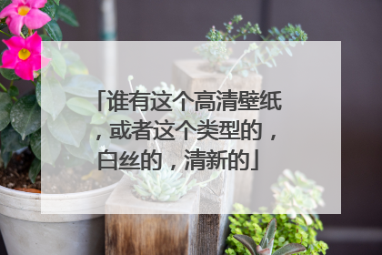 谁有这个高清壁纸,或者这个类型的,白丝的,清新的