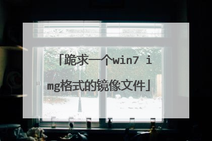 跪求一个win7 img格式的镜像文件