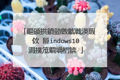 鏂颁拱鐨勭數鑴戦渶瑕佽�匴indows10涓撲笟鐗堝槢锛�