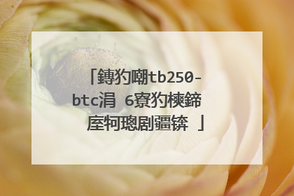 鏄犳嘲tb250-btc涓�6寮犳樉鍗℃�庢牱璁剧疆锛�