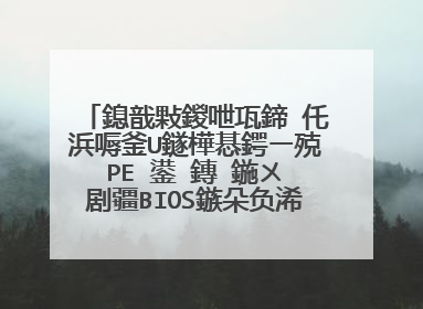 鎴戠敤鍐呭瓨鍗″仛浜嗕釜U鐩樺惎鍔ㄧ殑PE 鍙�鏄�鍦ㄨ�剧疆BIOS鏃朵负浠�涔堥�塙SB HDD鐨勫悗闈㈡壘涓嶅埌鎴戠殑U鐩橈紵