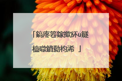鎬庝箞鎵撳紑u鐩橀噷鐨勬枃浠�