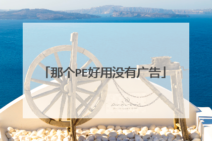 那个PE好用没有广告