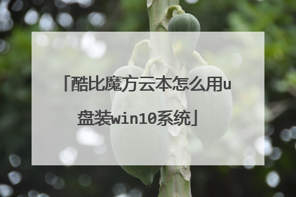 酷比魔方云本怎么用u盘装win10系统