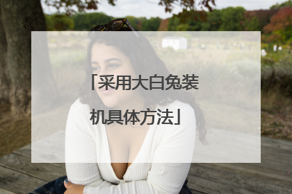 采用大白兔装机具体方法