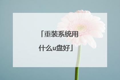 重装系统用什么u盘好