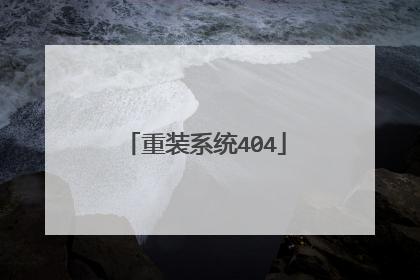 重装系统404