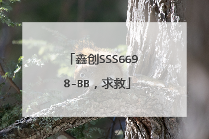 鑫创SSS6698-BB,求救