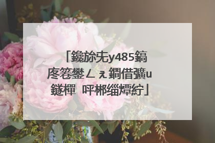 鑱旀兂y485鎬庝箞鐢ㄥぇ鐧借彍u鐩樿�呯郴缁燂紵