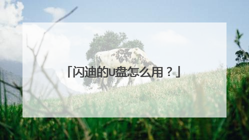 闪迪的U盘怎么用?