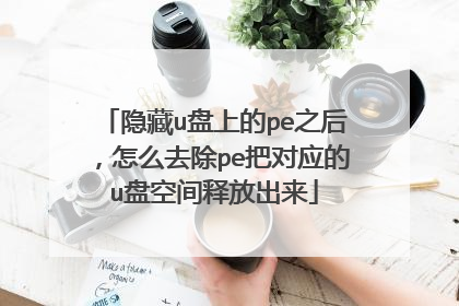 隐藏u盘上的pe之后,怎么去除pe把对应的u盘空间释放出来