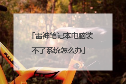 雷神笔记本电脑装不了系统怎么办