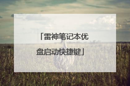 雷神笔记本优盘启动快捷键