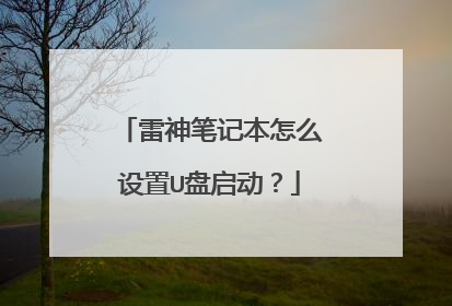 雷神笔记本怎么设置U盘启动?