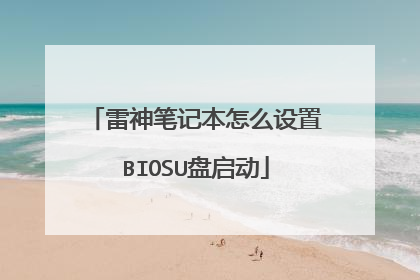 雷神笔记本怎么设置BIOSU盘启动
