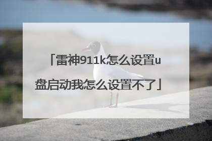 雷神911k怎么设置u盘启动我怎么设置不了