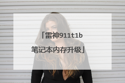 雷神911t1b笔记本内存升级