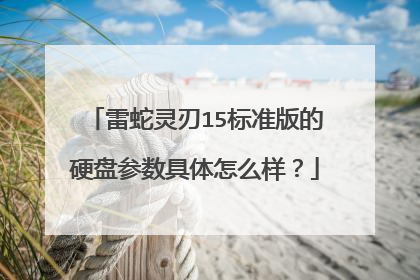 雷蛇灵刃15标准版的硬盘参数具体怎么样?