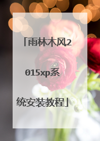 雨林木风2015xp系统安装教程