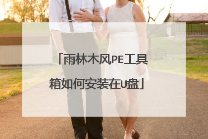 雨林木风PE工具箱如何安装在U盘