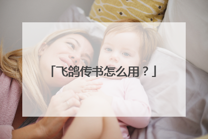 飞鸽传书怎么用?