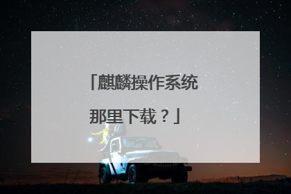 麒麟操作系统那里下载?