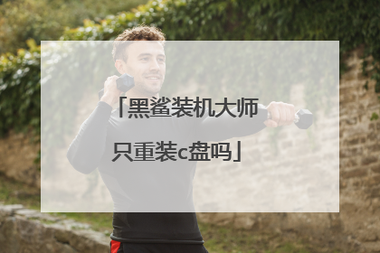 黑鲨装机大师只重装c盘吗