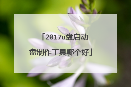 2017u盘启动盘制作工具哪个好