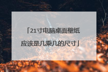 21寸电脑桌面壁纸应该是几乘几的尺寸