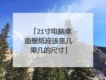 21寸电脑桌面壁纸应该是几乘几的尺寸