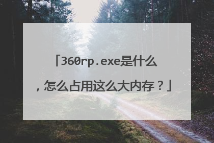 360rp.exe是什么,怎么占用这么大内存?