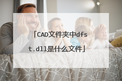 CAD文件夹中dfst.dll是什么文件