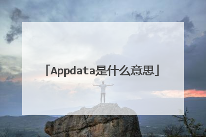 Appdata是什么意思