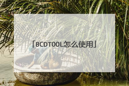 BCDTOOL怎么使用