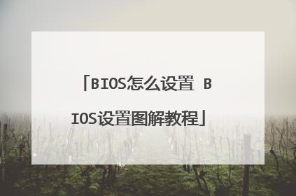 BIOS怎么设置 BIOS设置图解教程