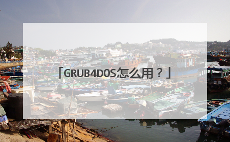 GRUB4DOS怎么用?
