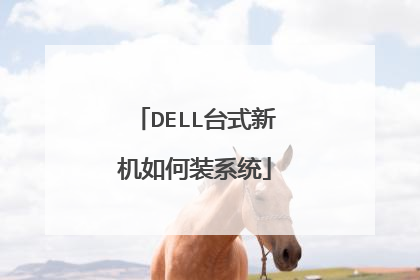 DELL台式新机如何装系统