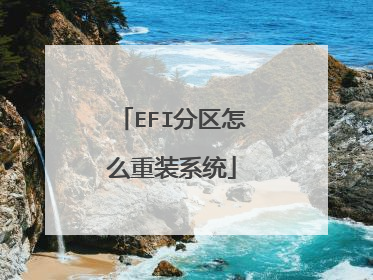 EFI分区怎么重装系统