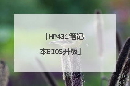 HP431笔记本BIOS升级