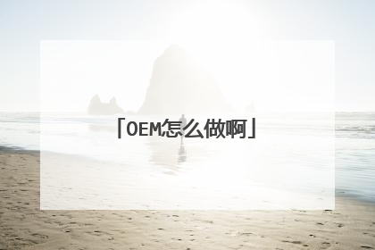OEM怎么做啊