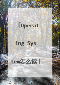 Operating System怎么读