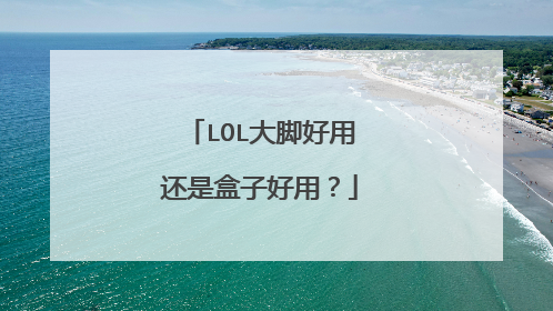LOL大脚好用还是盒子好用?